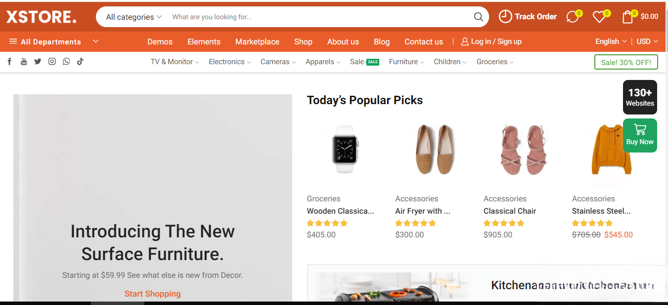 WordPress主题–Xstore v9.5.1 Woocommerce主题 破解版下载-墨痕源码库