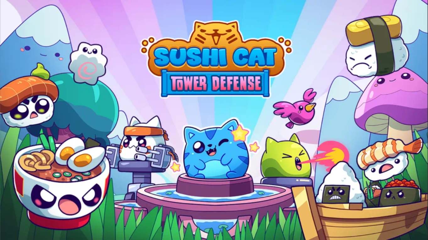 【美版】寿司猫塔防 .Sushi Cat Tower Defense 中文-墨痕源码库